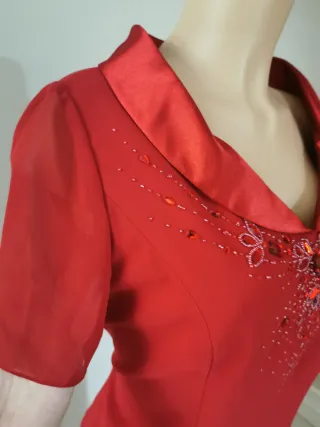 Conjunto elegante rojo talla 44 nuevo