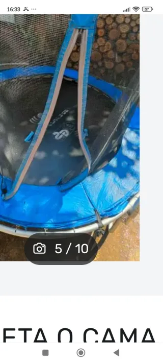 Cama elástica infantil