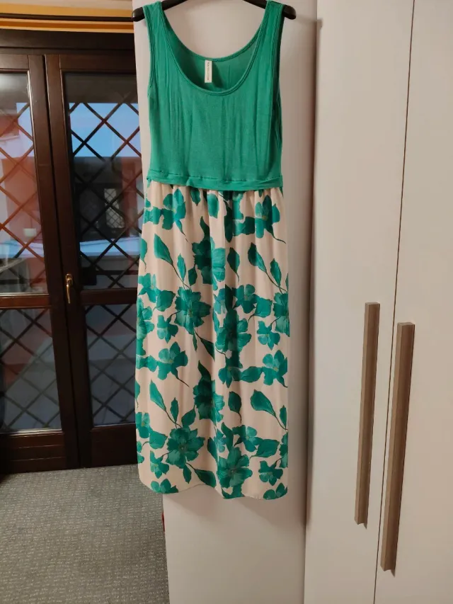 Vestito donna lungo fantasia floreale