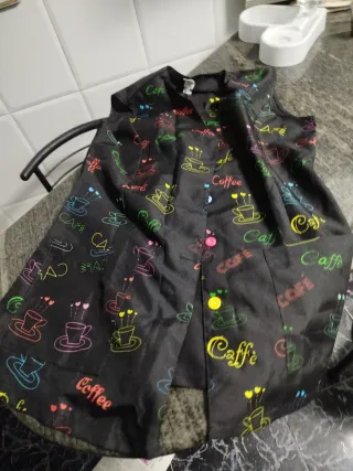 Casaca Cocina Café Multicolor