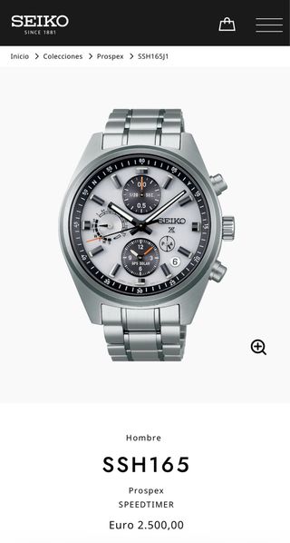 Seiko Prospex SSH165J1 GPS Solar