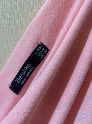 Body Bershka Rojo y Rosa