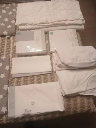 Colchon y accesorios para cuna 120x60