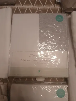 Colchon y accesorios para cuna 120x60