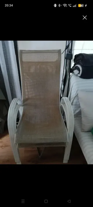 6 Sillas y mesa de exterior