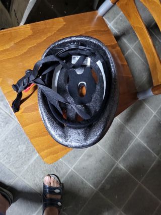 Casco bimbo rosa 52-56 cm