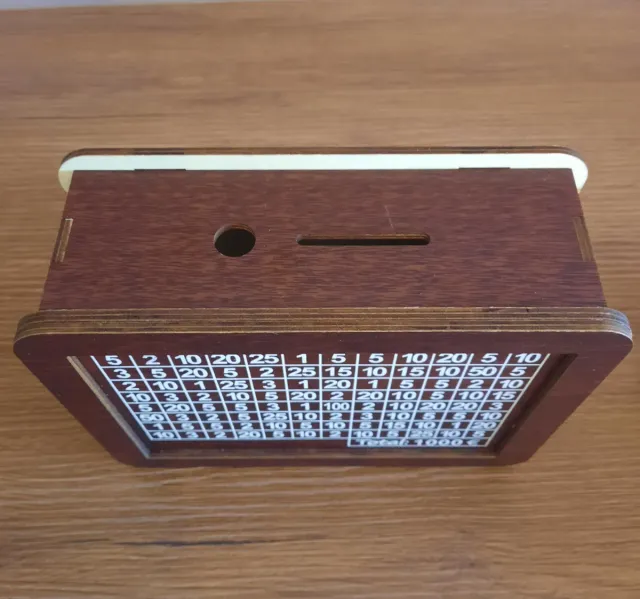 Hucha reutilizable nueva