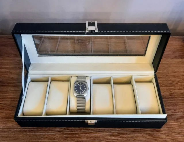 Organizador de relojes 6 compartimentos