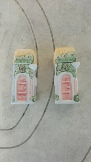 Set 2 Contenitori Olio Aceto Ceramica