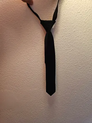 Corbata infantil negra