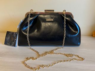 Bolso Wittchen Negro Cadena Dorada Nuevo