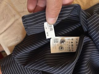 Camicia uomo BOSS a righe nere