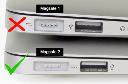 Nuevo cargador T para MacBook Pro, Air            