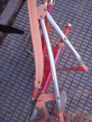 Sillas de Playa Plegables (Rojo y Verde)