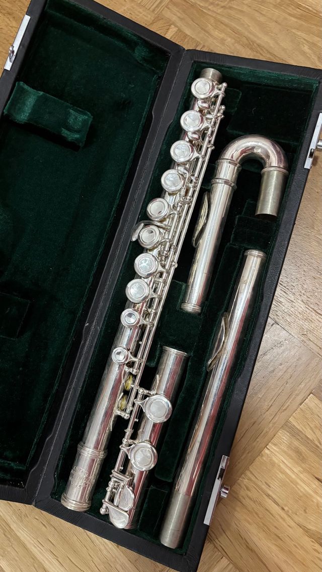 J. Michael FLU-450S flauta com estojo