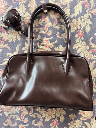 Bolso de mano 
mujer marrón Marks & Spencer