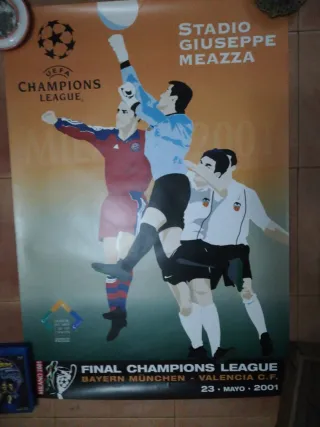 Cartel Final Champions League 2001