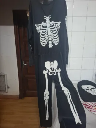 Disfraz Esqueleto Halloween Talla Única