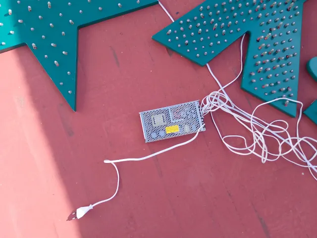 Sinal iluminado por estrelas XMAS +