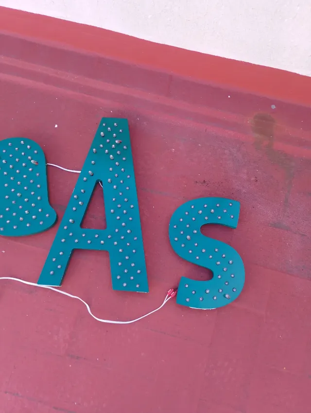 Sinal iluminado por estrelas XMAS +