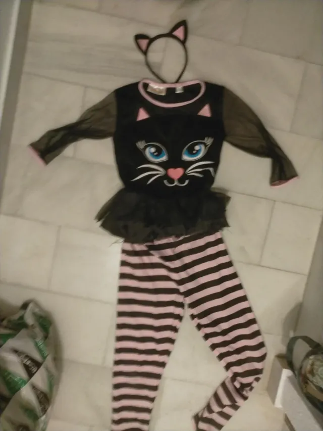 Disfraz Gatita Halloween Niña