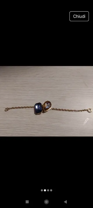 Bracciale Liu Jo con pietre viola e oro