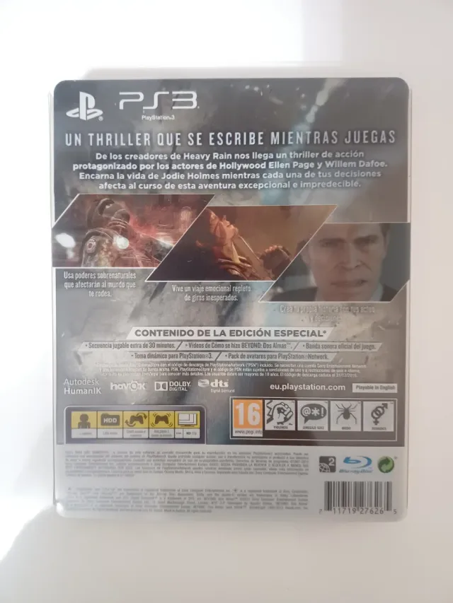 Beyond Dos Almas PS3 y Good of War Ascension.