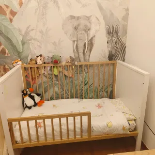 Cuna cama evolutiva 0 a 4 años de madera #cuna