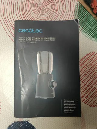 Batidora Cecotec Power Black Titanium 2300W