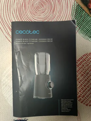 Batidora Cecotec Power Black Titanium 2300W