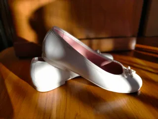 Manoletinas Comunión T.35 Blancas