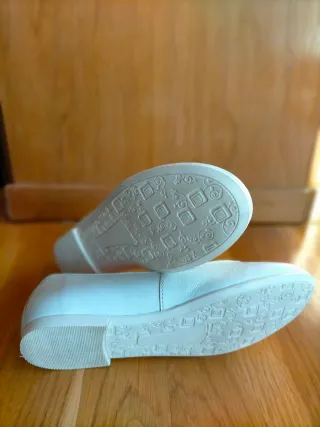 Manoletinas Comunión T.35 Blancas