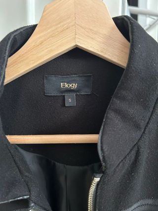 Elogy Chaqueta Militar Negra Talla S