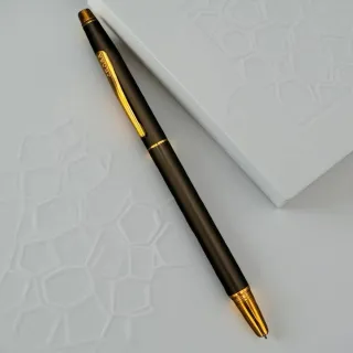 Bolígrafo Cross Negro y Dorado