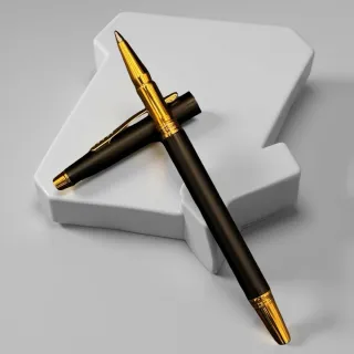 Bolígrafo Cross Negro y Dorado