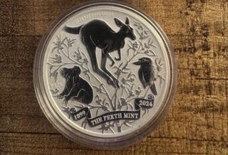 Moneda plata 125 Aniversario  Perth Mint
