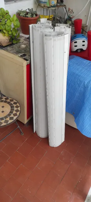 Persianas enrollables PVC (4 uds) lamas 