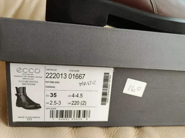Botas ECCO Metropolis de Ámsterdam Mujer Marrón