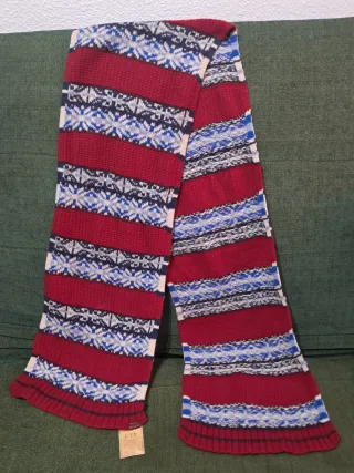 Bufanda de lana tejida