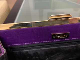 Borsa Colette Pelle Viola e Oro