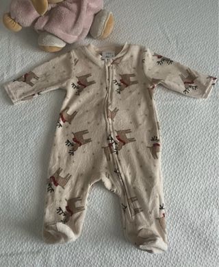 Pijama bebé renos Zara 1 mes