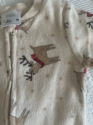 Pijama bebé renos Zara 1 mes