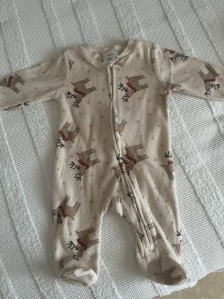 Pijama bebé renos Zara 1 mes
