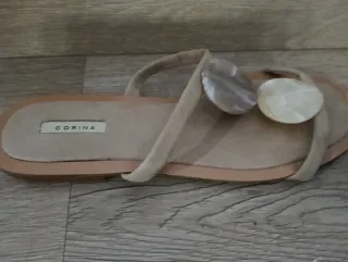 Sandalias Corina Beige Multicolor