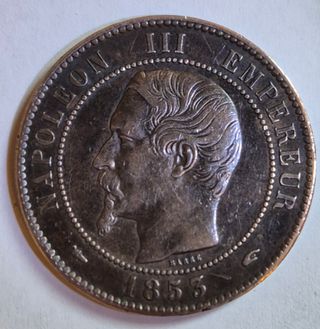 9 monete Francia Napoleone III 1853-1864