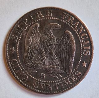 9 monete Francia Napoleone III 1853-1864