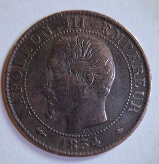 9 monete Francia Napoleone III 1853-1864