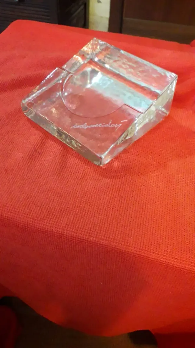 Fermacarte Vetro Murano Effetto Ghiaccio