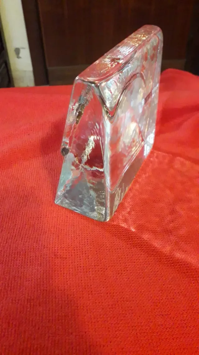 Fermacarte Vetro Murano Effetto Ghiaccio