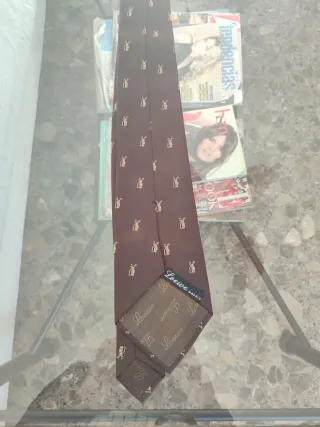 Corbata Loewe Marrón